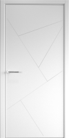 ДГ 70 Геометрия 2, белый, покрытие Эмаль (глухое,с врезкой под магнитный замок+замок)